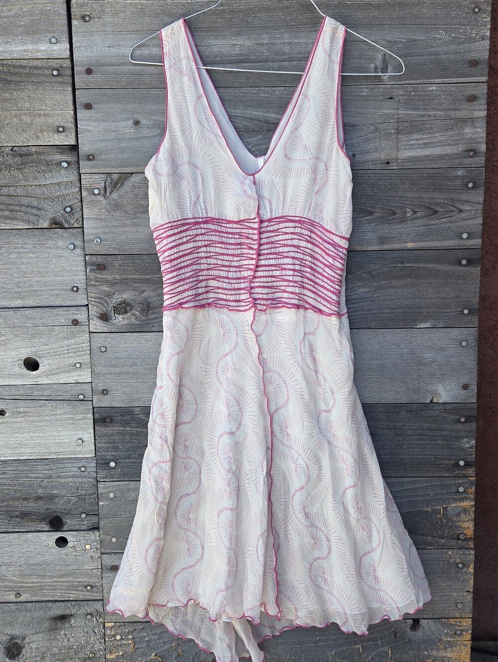 Armani Exchange sleeveless silk dress